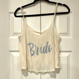 Bride Crop Top